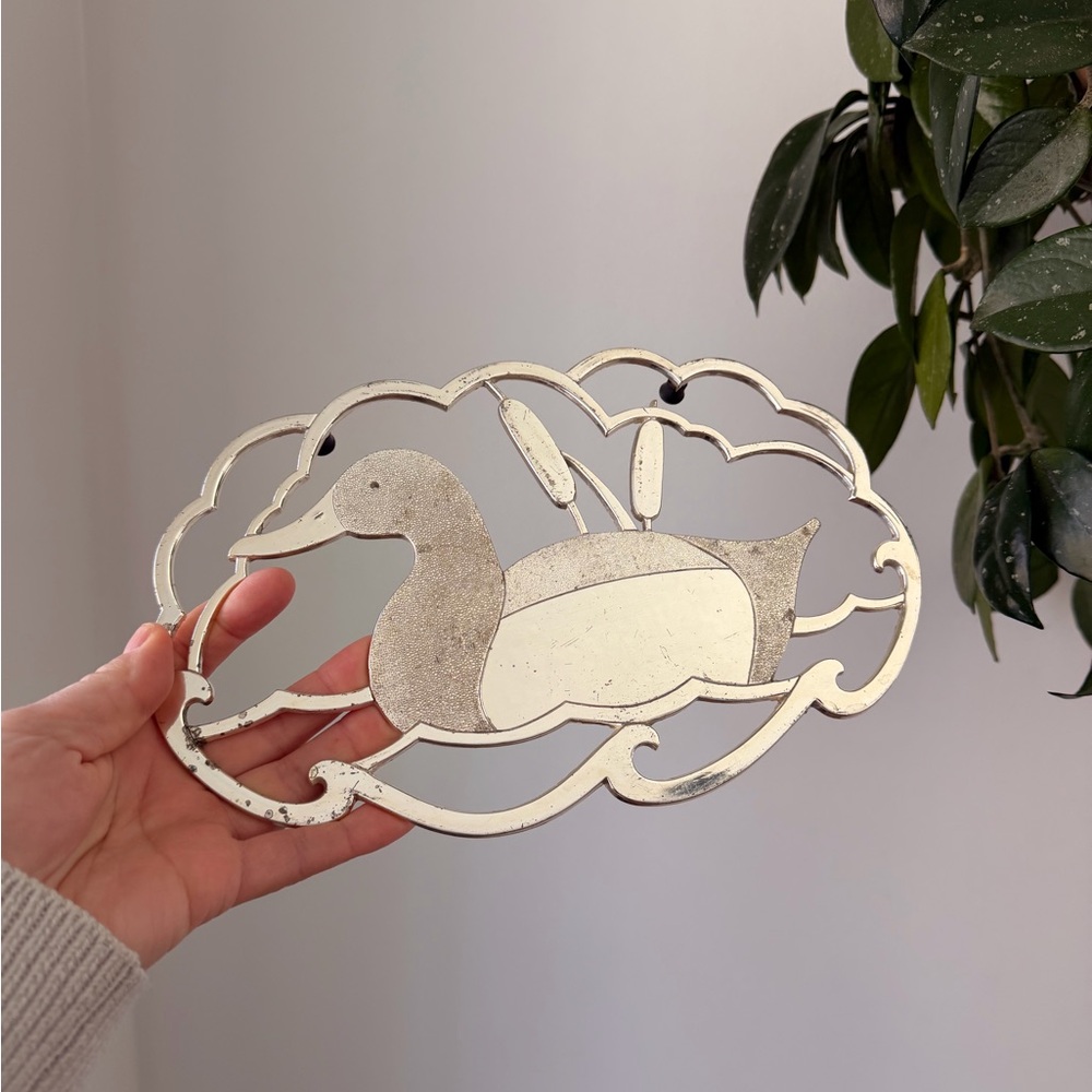 Silver Duck Trivet